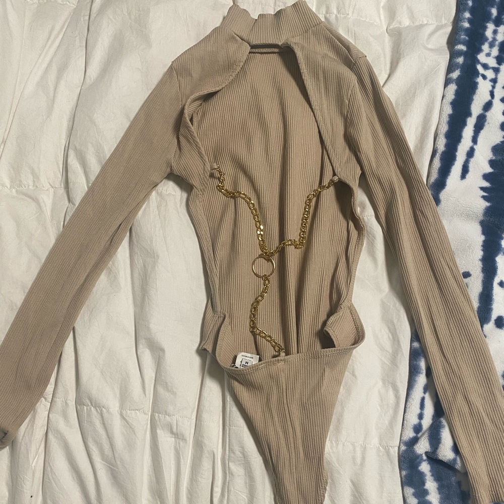 Fashionova chain bodysuit